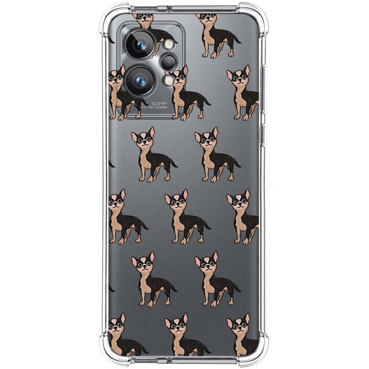 Funda Silicona Antigolpes para Realme GT 2 Pro 5G diseño Perros 11 Dibujos