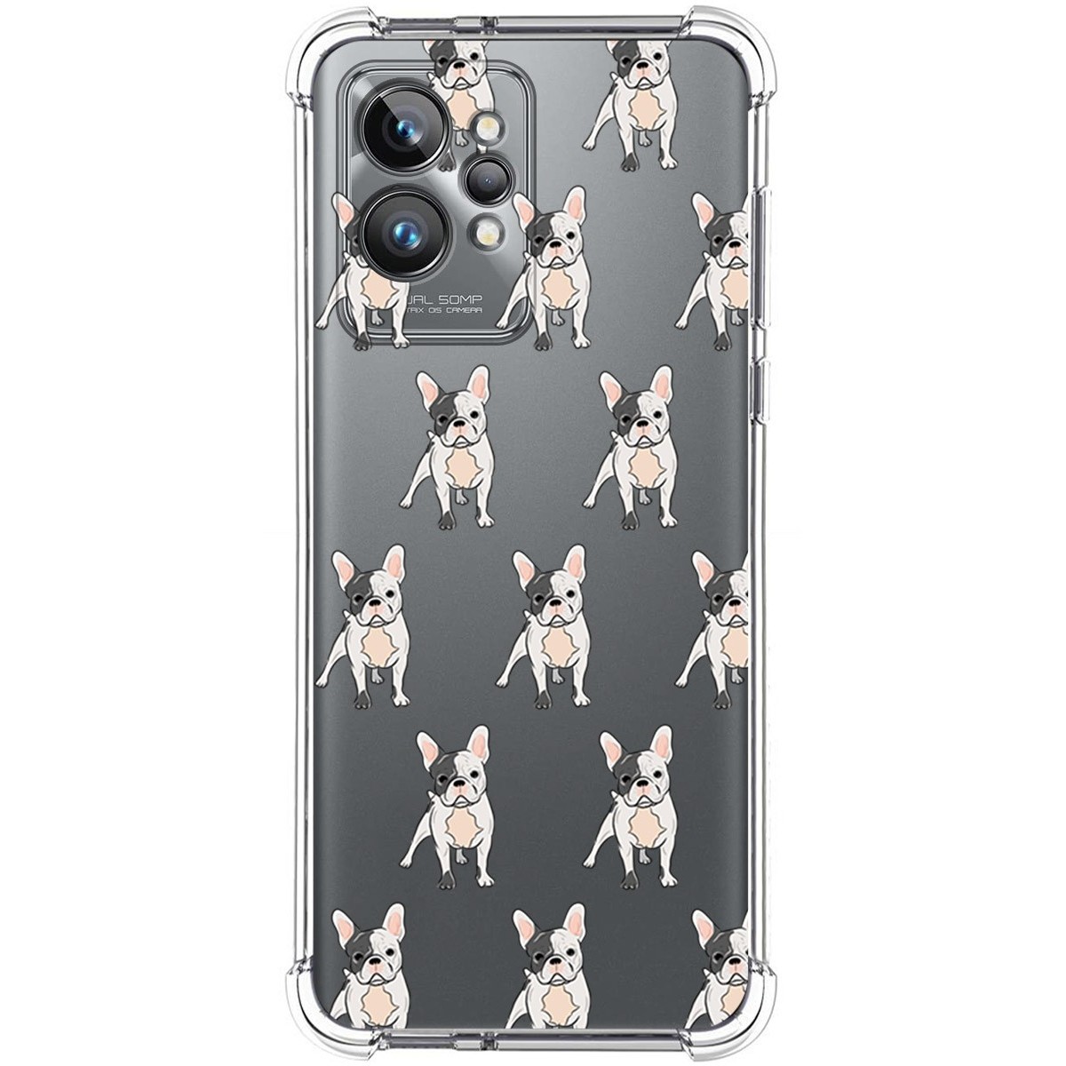 Funda Silicona Antigolpes para Realme GT 2 Pro 5G diseño Perros 12 Dibujos