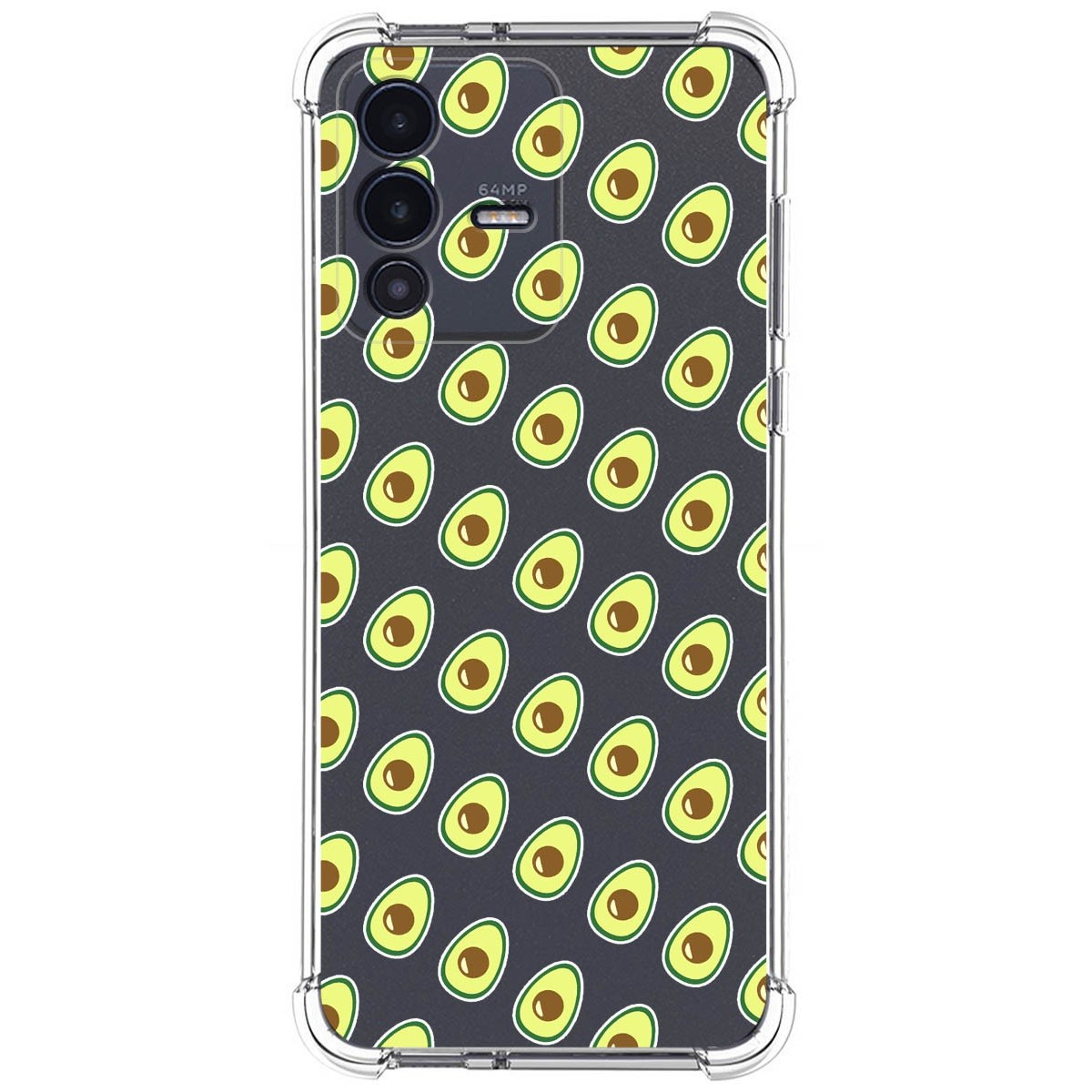 Funda Silicona Antigolpes para Vivo V23 5G diseño Aguacate Dibujos