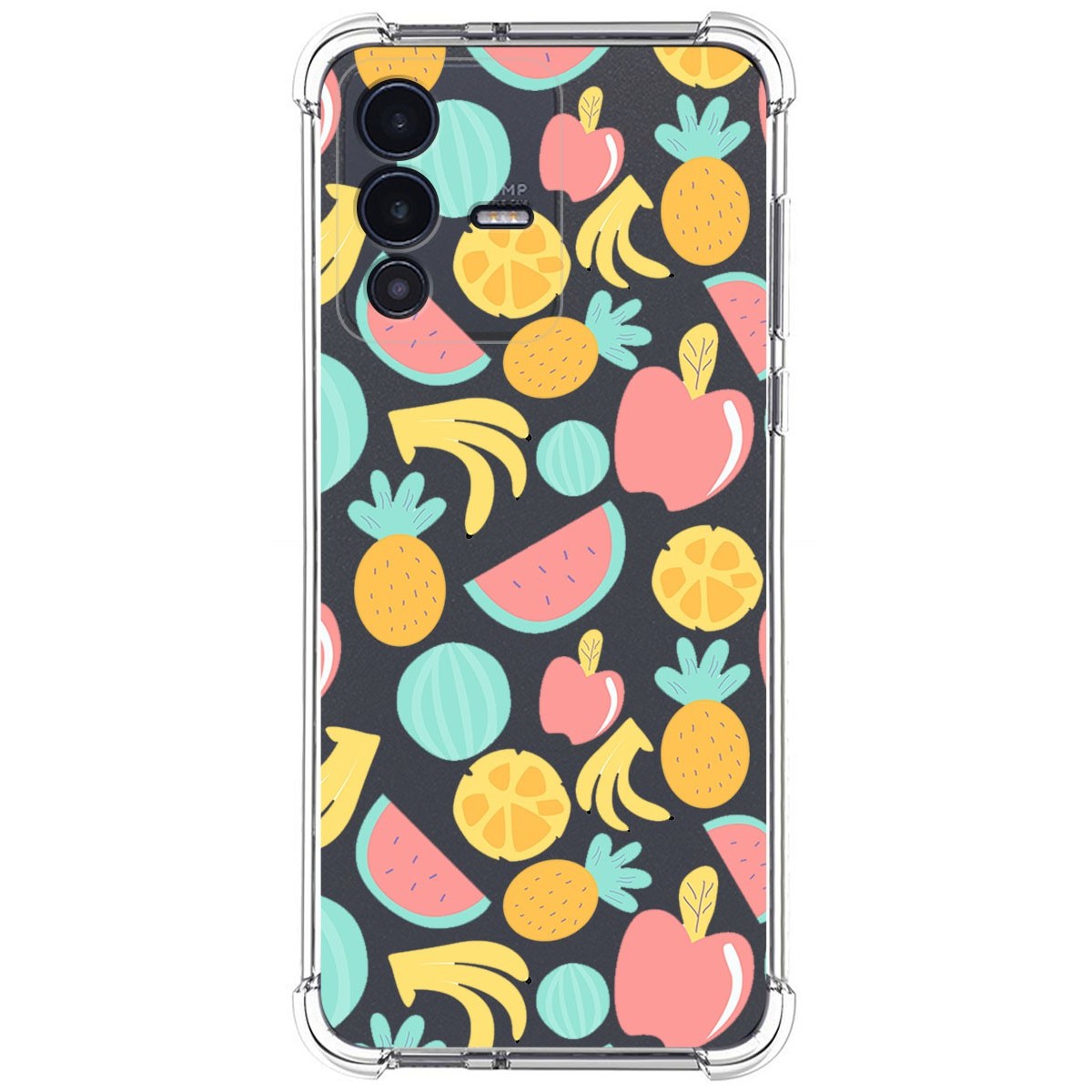 Funda Silicona Antigolpes para Vivo V23 5G diseño Frutas 02 Dibujos