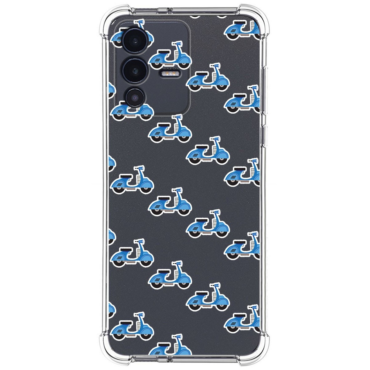 Funda Silicona Antigolpes para Vivo V23 5G diseño Scooter Dibujos