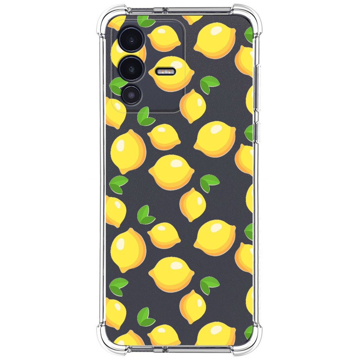 Funda Silicona Antigolpes para Vivo V23 5G diseño Limones Dibujos