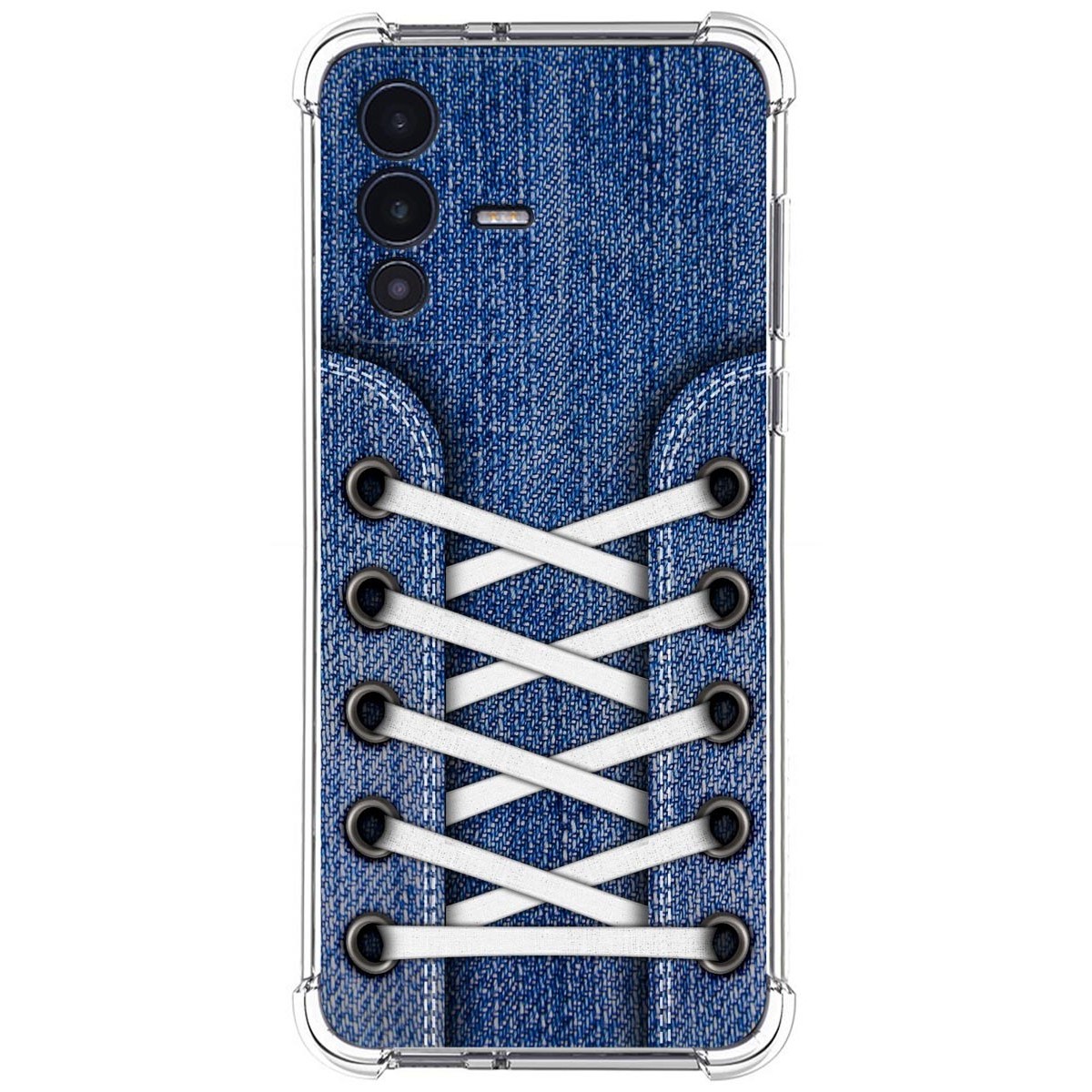 Funda Silicona Antigolpes para Vivo V23 5G diseño Zapatillas 01 Dibujos