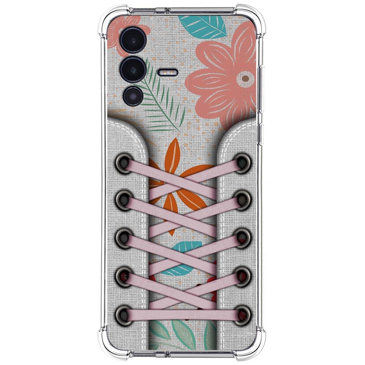 Funda Silicona Antigolpes para Vivo V23 5G diseño Zapatillas 09 Dibujos