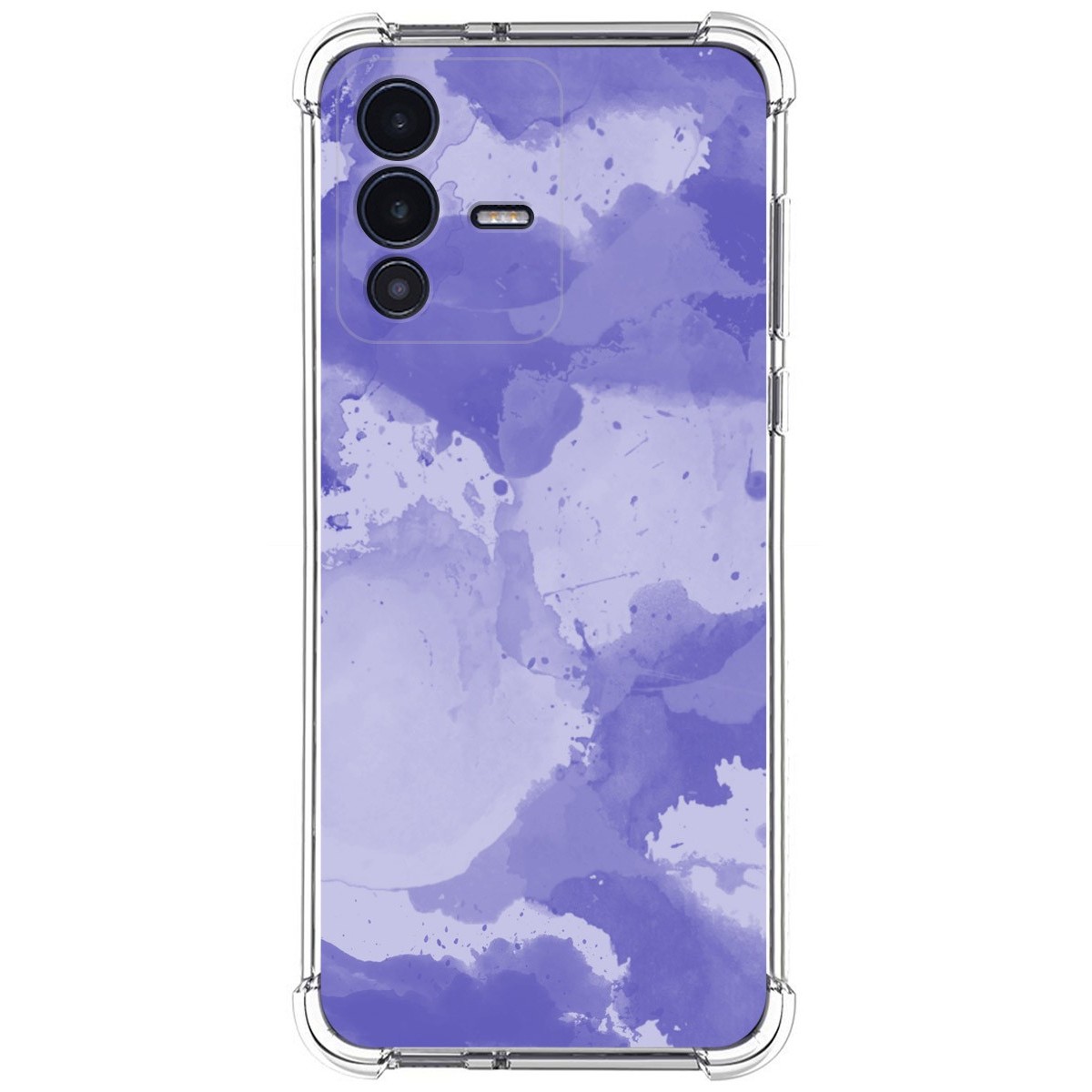 Funda Silicona Antigolpes para Vivo V23 5G diseño Acuarela 01 Dibujos