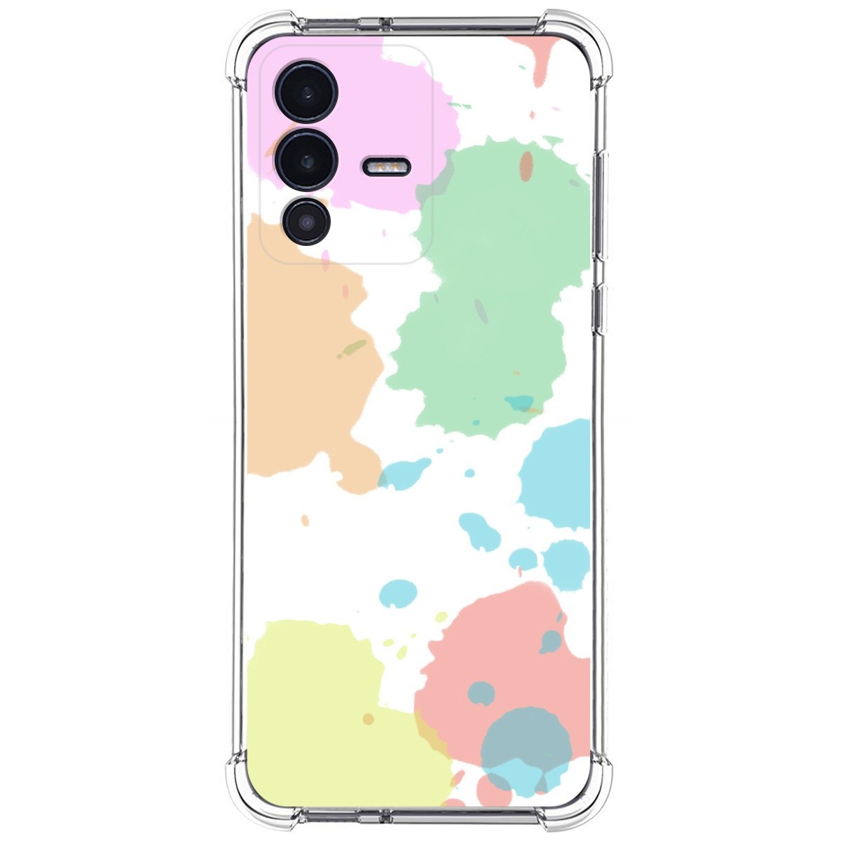 Funda Silicona Antigolpes para Vivo V23 5G diseño Acuarela 05 Dibujos
