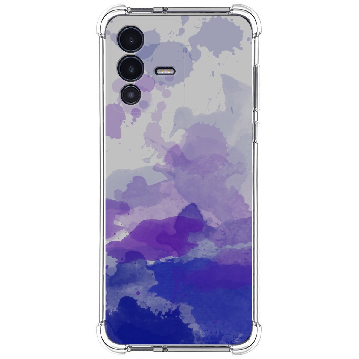 Funda Silicona Antigolpes para Vivo V23 5G diseño Acuarela 09 Dibujos