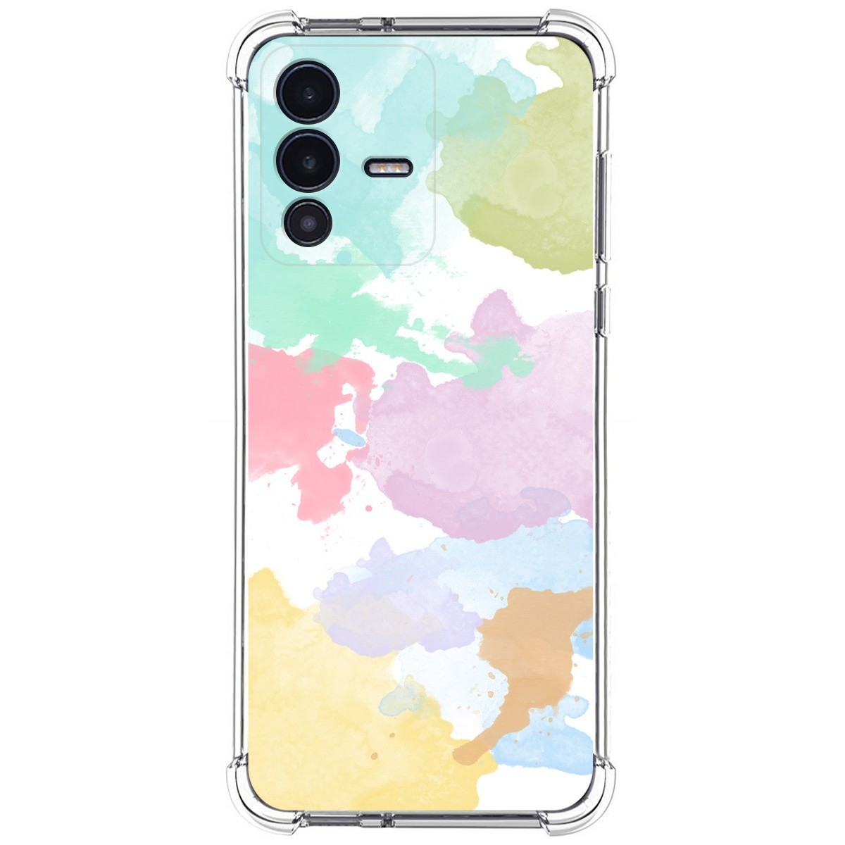 Funda Silicona Antigolpes para Vivo V23 5G diseño Acuarela 11 Dibujos