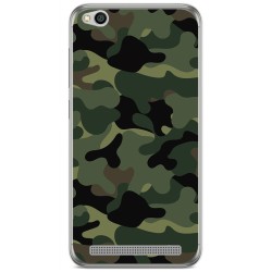 Funda Gel Tpu para Xiaomi Redmi 5A Diseño Camuflaje Dibujos