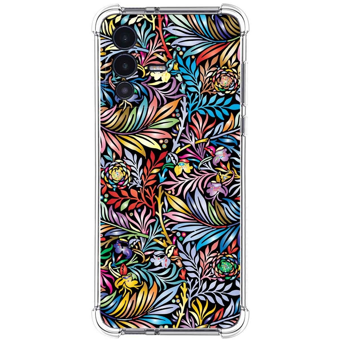 Funda Silicona Antigolpes para Vivo V23 5G diseño Flores 04 Dibujos