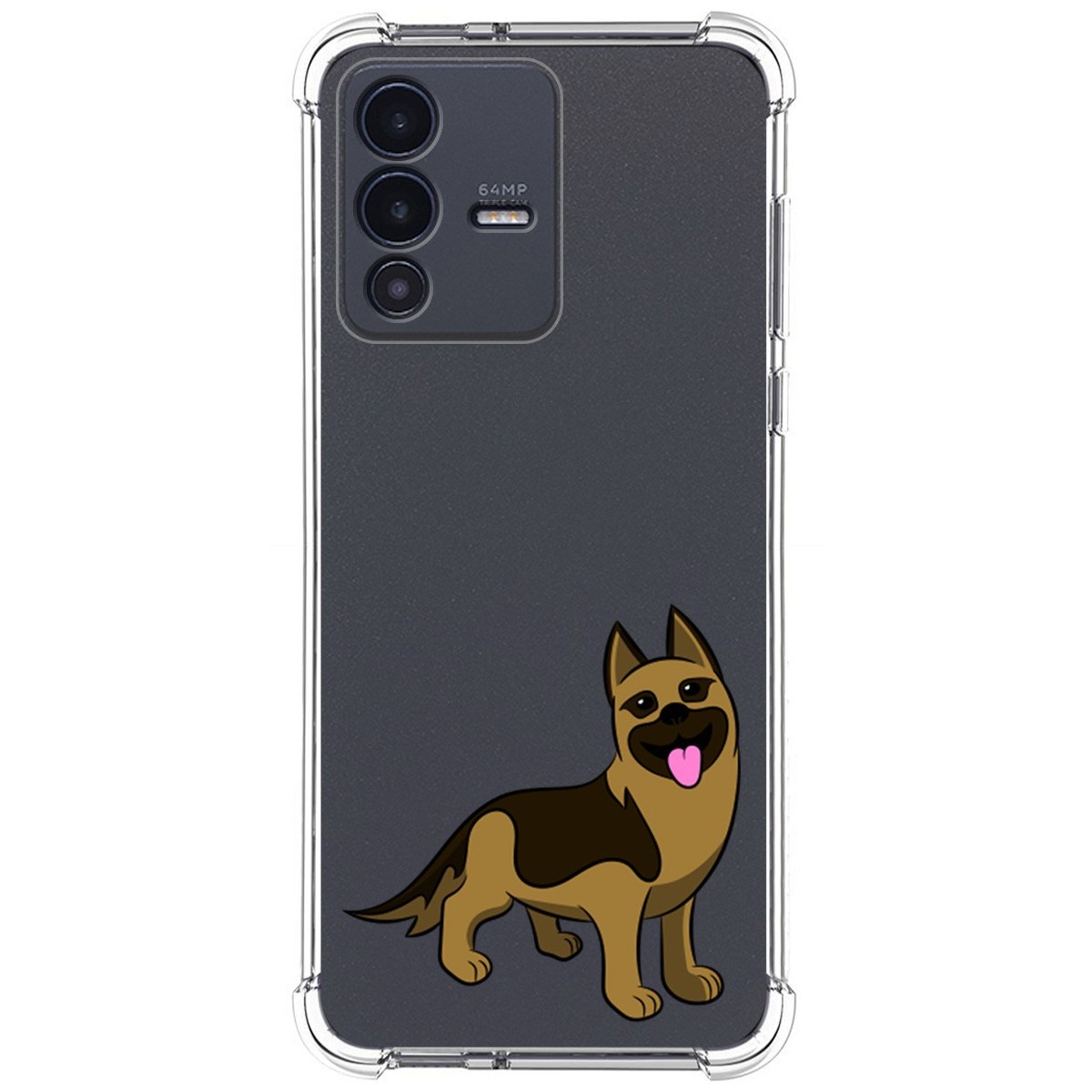 Funda Silicona Antigolpes para Vivo V23 5G diseño Perros 03 Dibujos