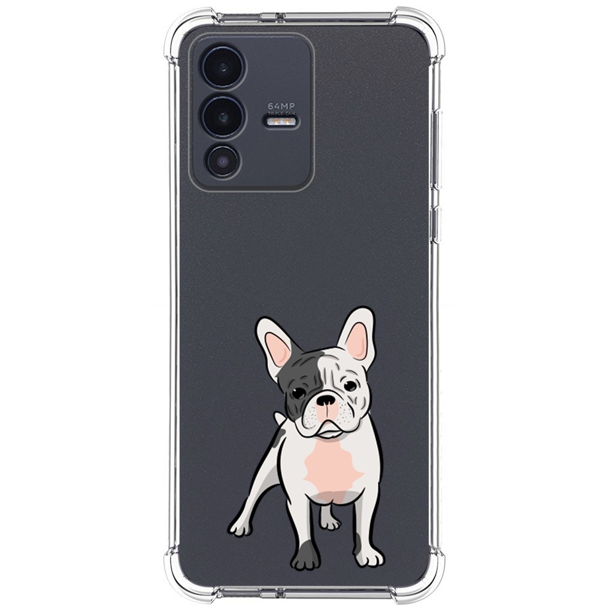 Funda Silicona Antigolpes para Vivo V23 5G diseño Perros 06 Dibujos
