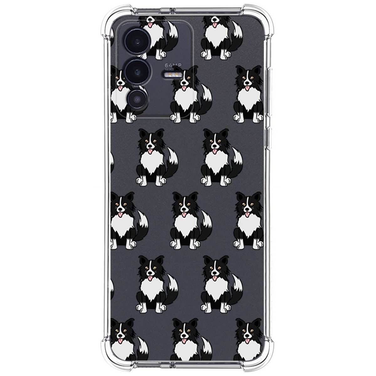 Funda Silicona Antigolpes para Vivo V23 5G diseño Perros 07 Dibujos
