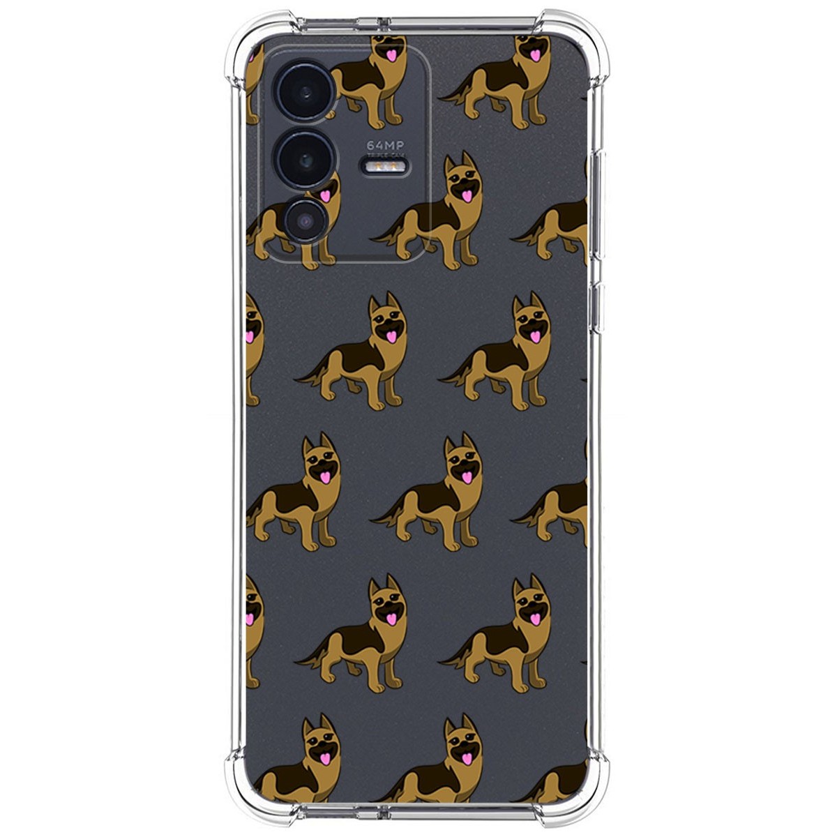 Funda Silicona Antigolpes para Vivo V23 5G diseño Perros 09 Dibujos