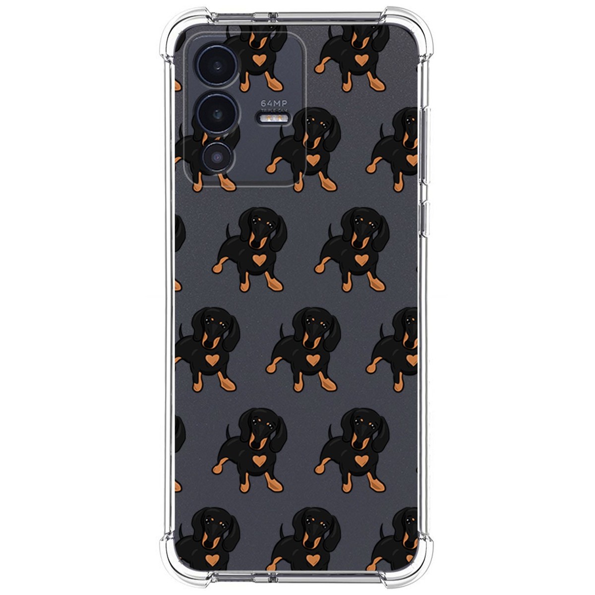 Funda Silicona Antigolpes para Vivo V23 5G diseño Perros 10 Dibujos