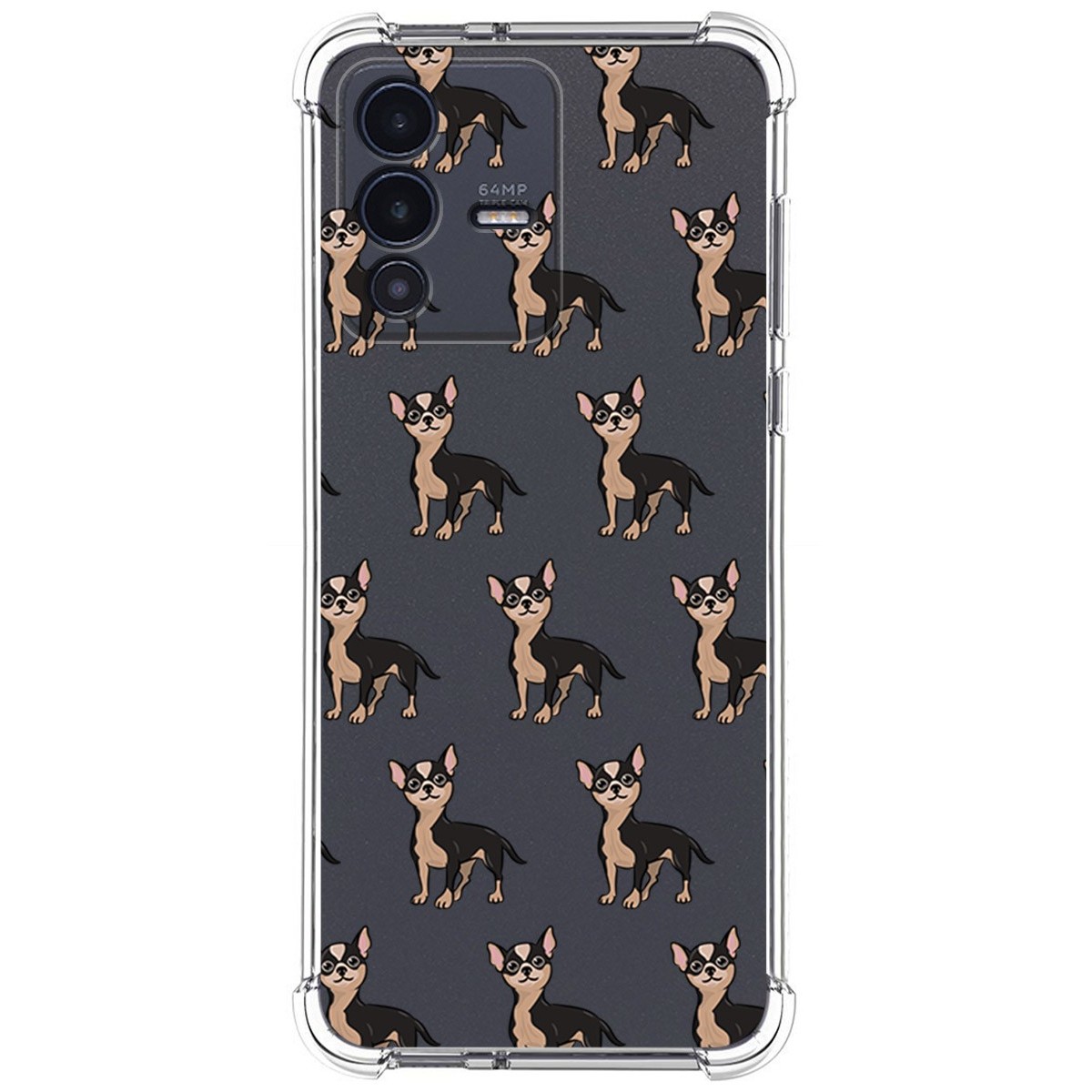 Funda Silicona Antigolpes para Vivo V23 5G diseño Perros 11 Dibujos