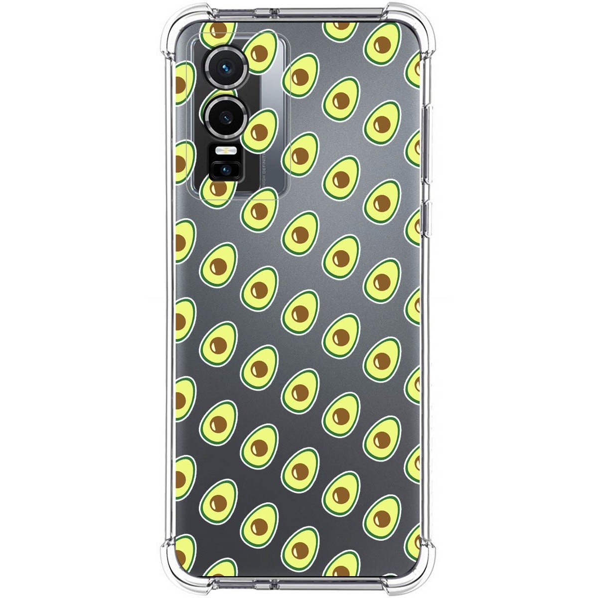 Funda Silicona Antigolpes para Vivo Y76 5G diseño Aguacate Dibujos
