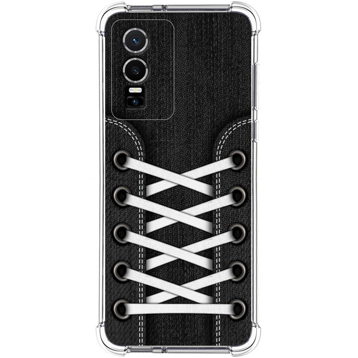 Funda Silicona Antigolpes para Vivo Y76 5G diseño Zapatillas 02 Dibujos