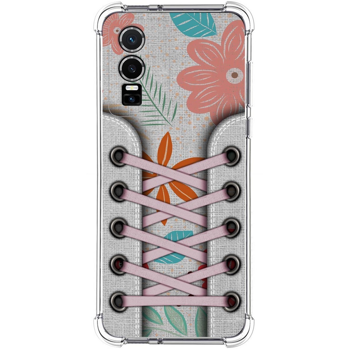 Funda Silicona Antigolpes para Vivo Y76 5G diseño Zapatillas 09 Dibujos