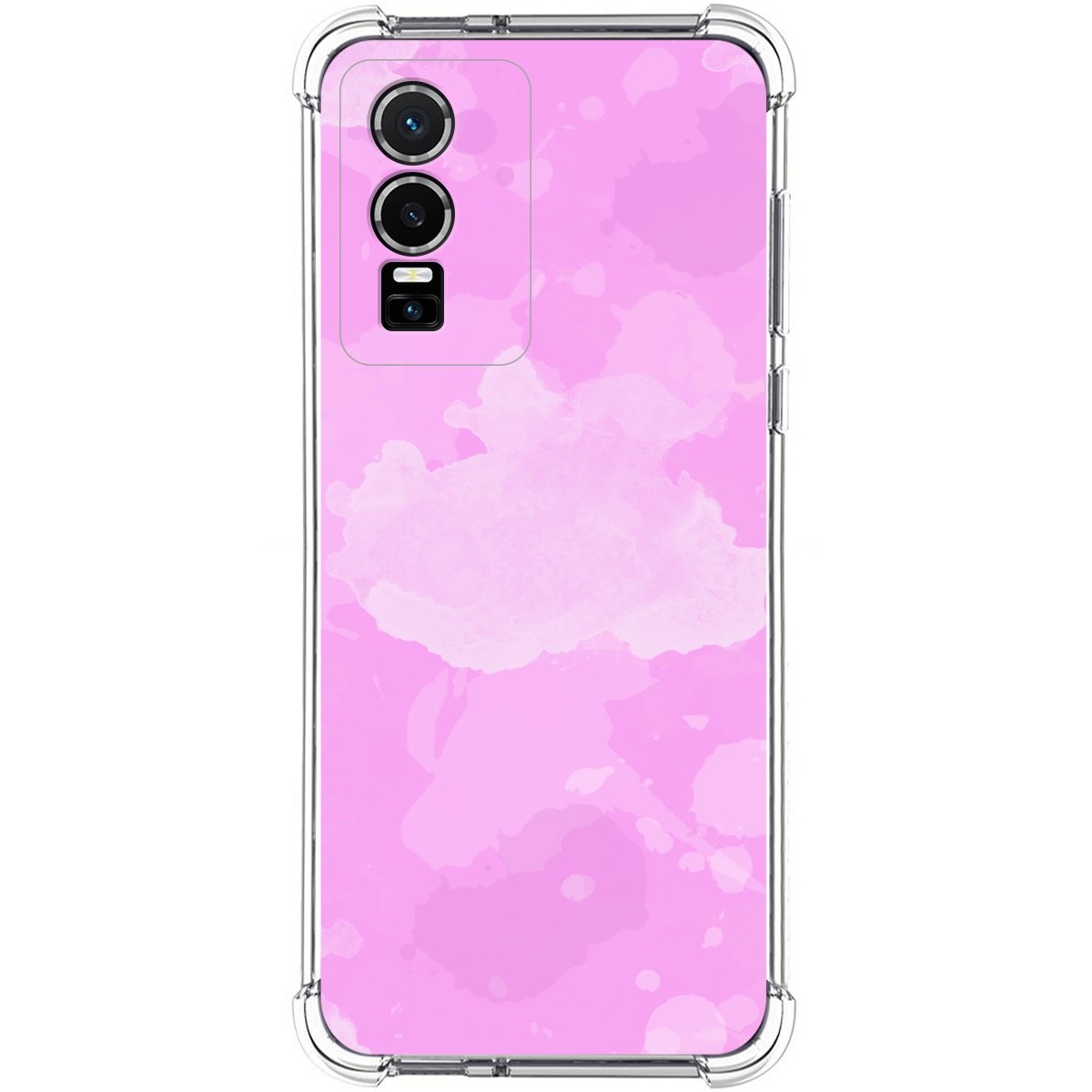 Funda Silicona Antigolpes para Vivo Y76 5G diseño Acuarela 04 Dibujos