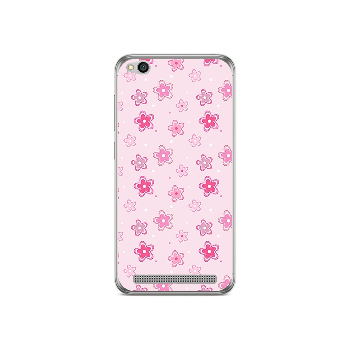 Funda Gel Tpu para Xiaomi Redmi 5A Diseño Flores Dibujos