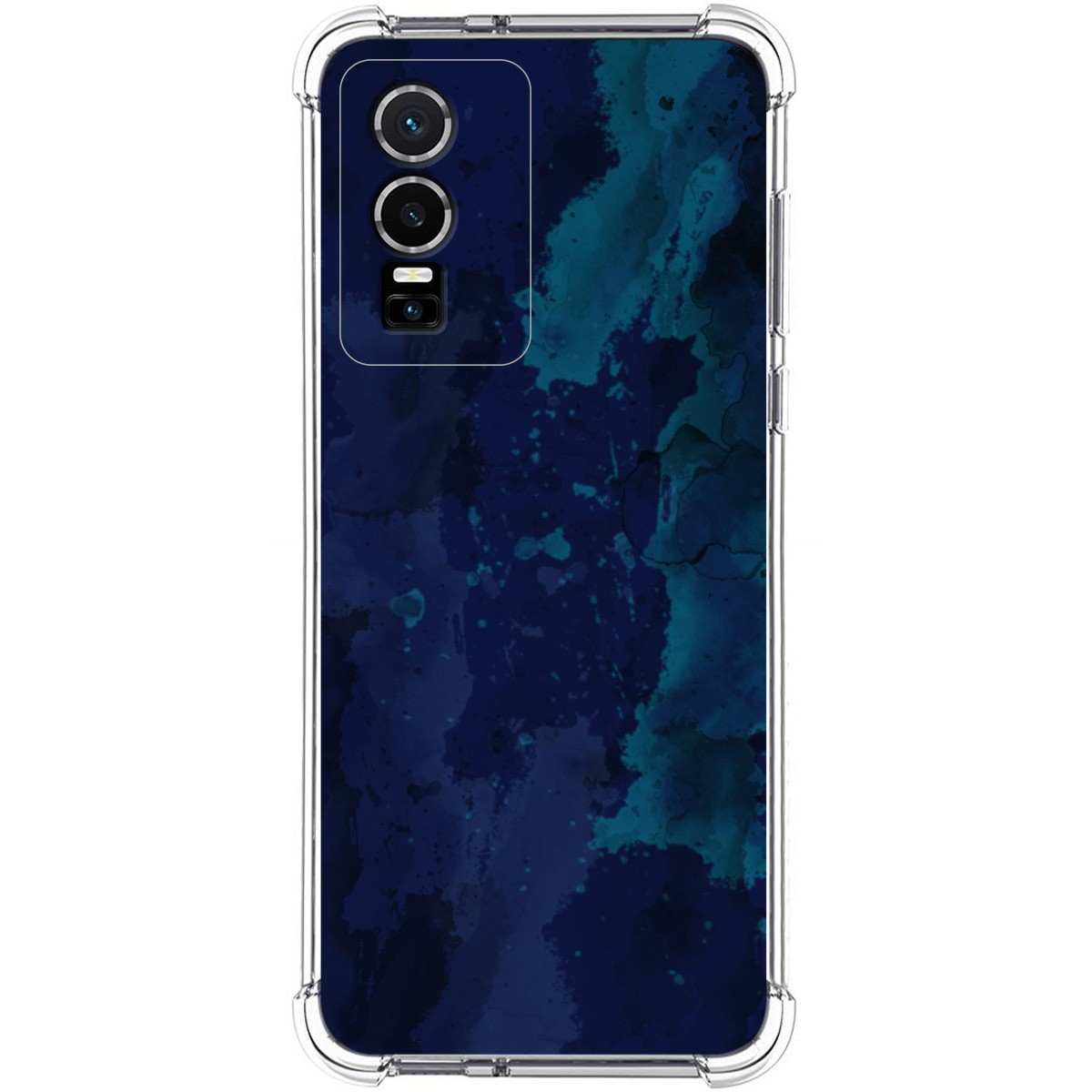 Funda Silicona Antigolpes para Vivo Y76 5G diseño Acuarela 13 Dibujos
