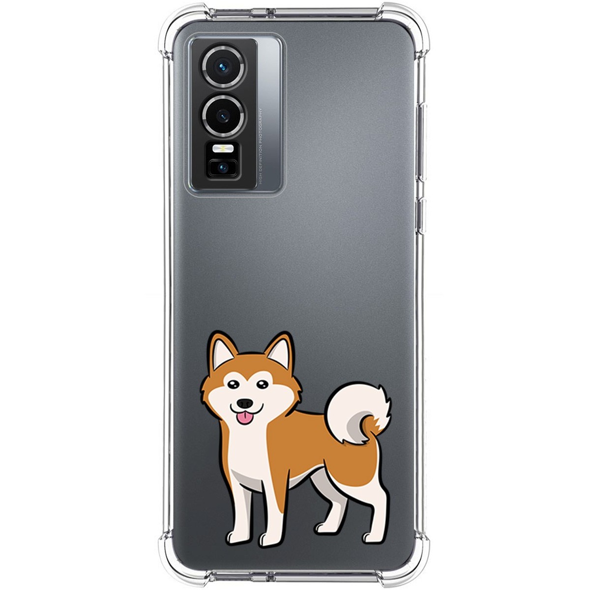 Funda Silicona Antigolpes para Vivo Y76 5G diseño Perros 02 Dibujos