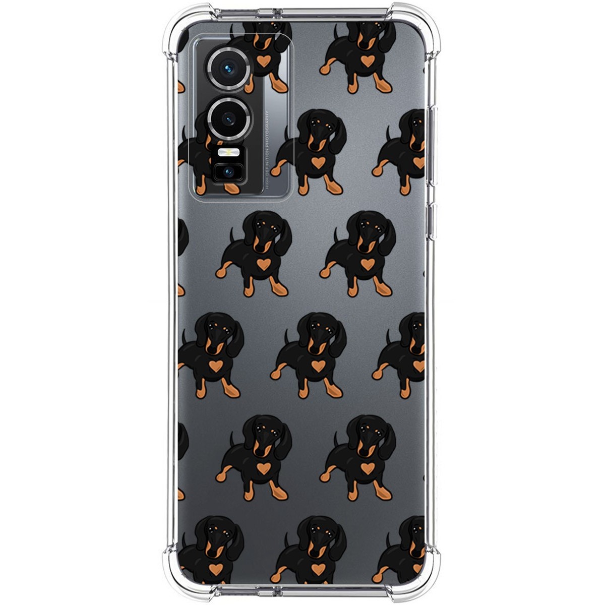 Funda Silicona Antigolpes para Vivo Y76 5G diseño Perros 10 Dibujos