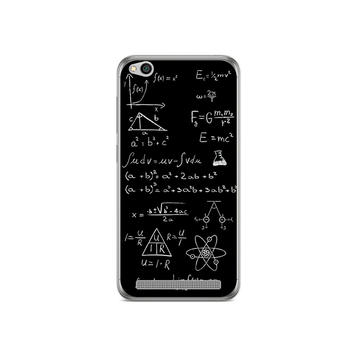 Funda Gel Tpu para Xiaomi Redmi 5A Diseño Formulas Dibujos