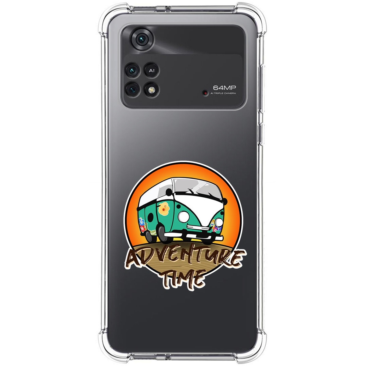 Funda Silicona Antigolpes para Xiaomi POCO M4 Pro 4G diseño Adventure Time Dibujos