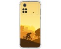 Funda Silicona Antigolpes para Xiaomi POCO M4 Pro 4G diseño Ciclista Dibujos