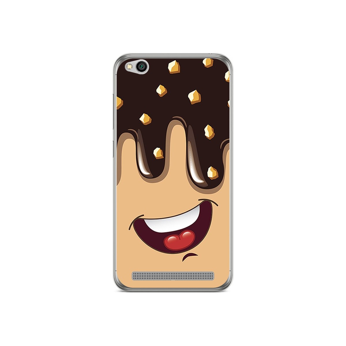 Funda Gel Tpu para Xiaomi Redmi 5A Diseño Helado Chocolate Dibujos