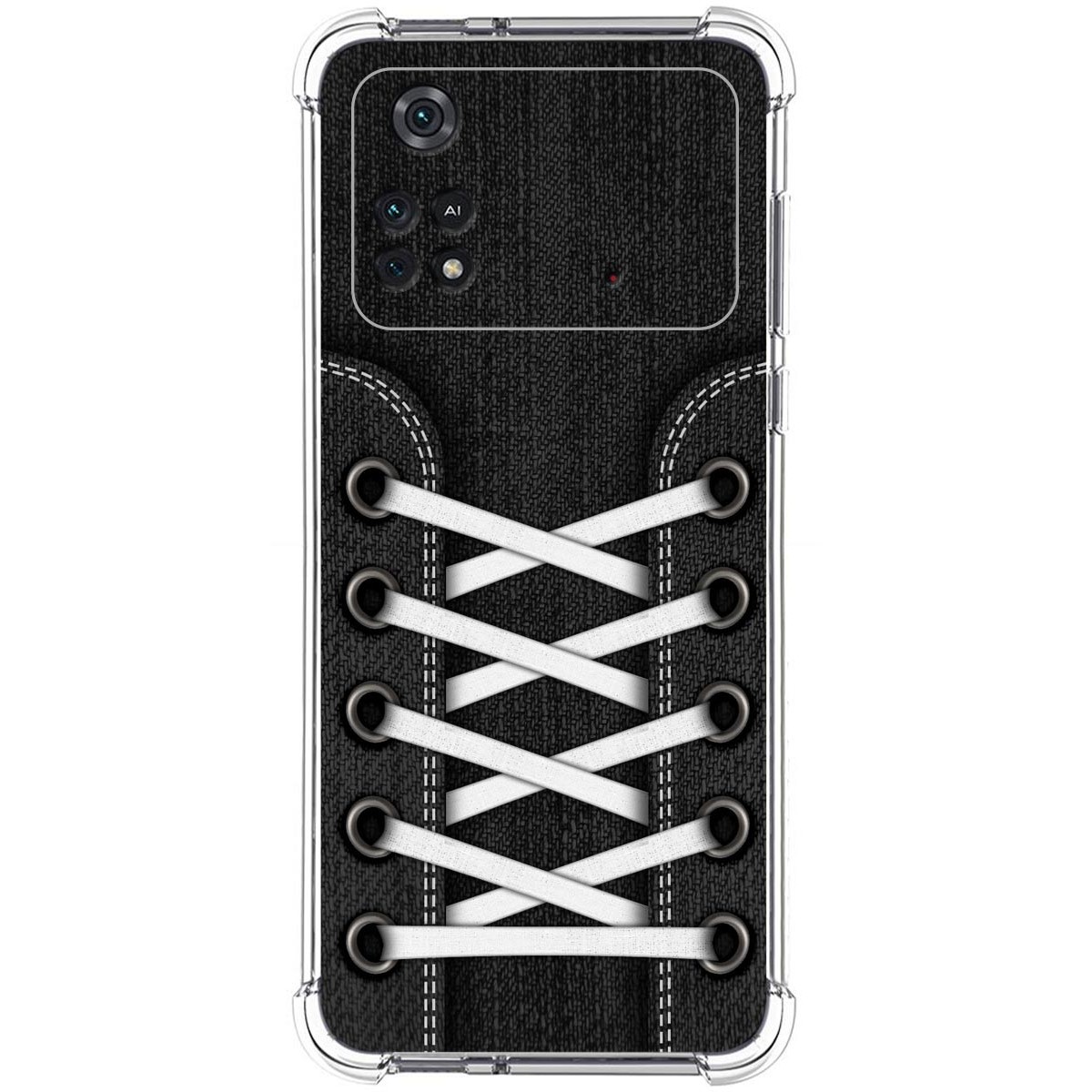 Funda Silicona Antigolpes para Xiaomi POCO M4 Pro 4G diseño Zapatillas 02 Dibujos