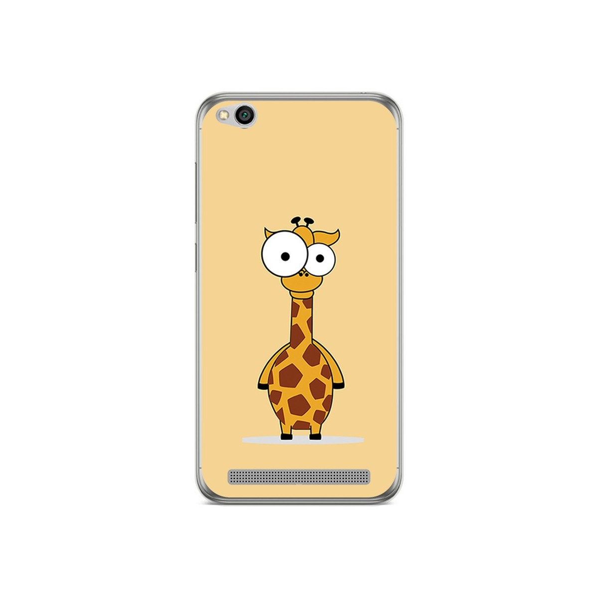 Funda Gel Tpu para Xiaomi Redmi 5A Diseño Jirafa Dibujos