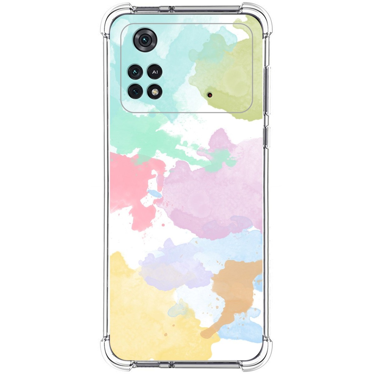 Funda Silicona Antigolpes para Xiaomi POCO M4 Pro 4G diseño Acuarela 11 Dibujos