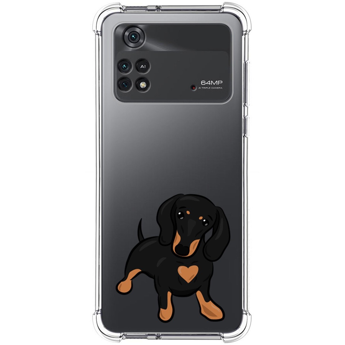 Funda Silicona Antigolpes para Xiaomi POCO M4 Pro 4G diseño Perros 04 Dibujos