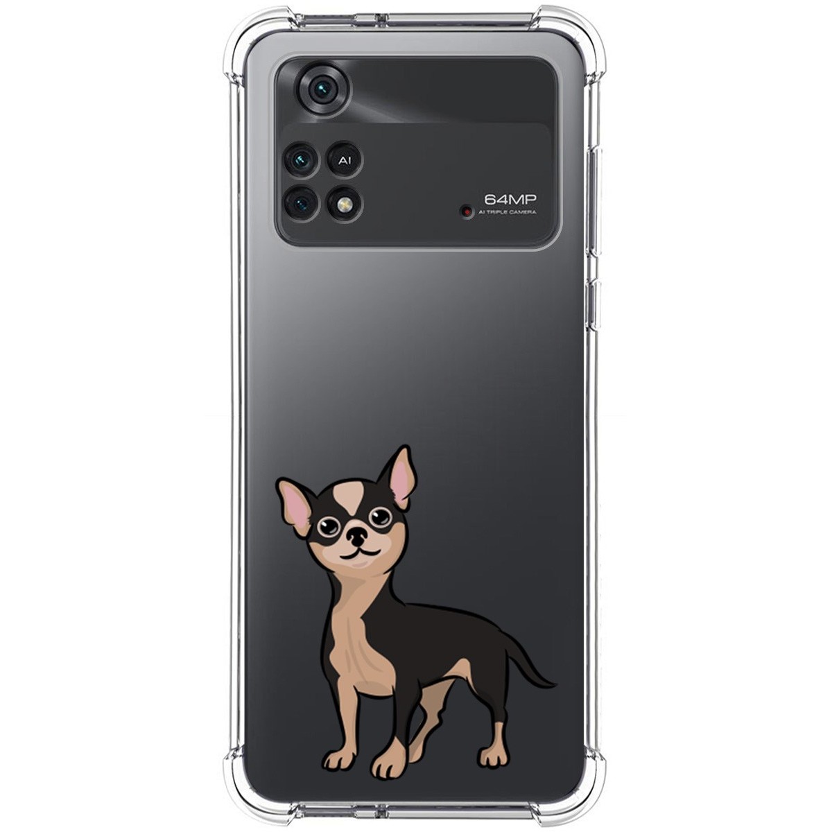 Funda Silicona Antigolpes para Xiaomi POCO M4 Pro 4G diseño Perros 05 Dibujos