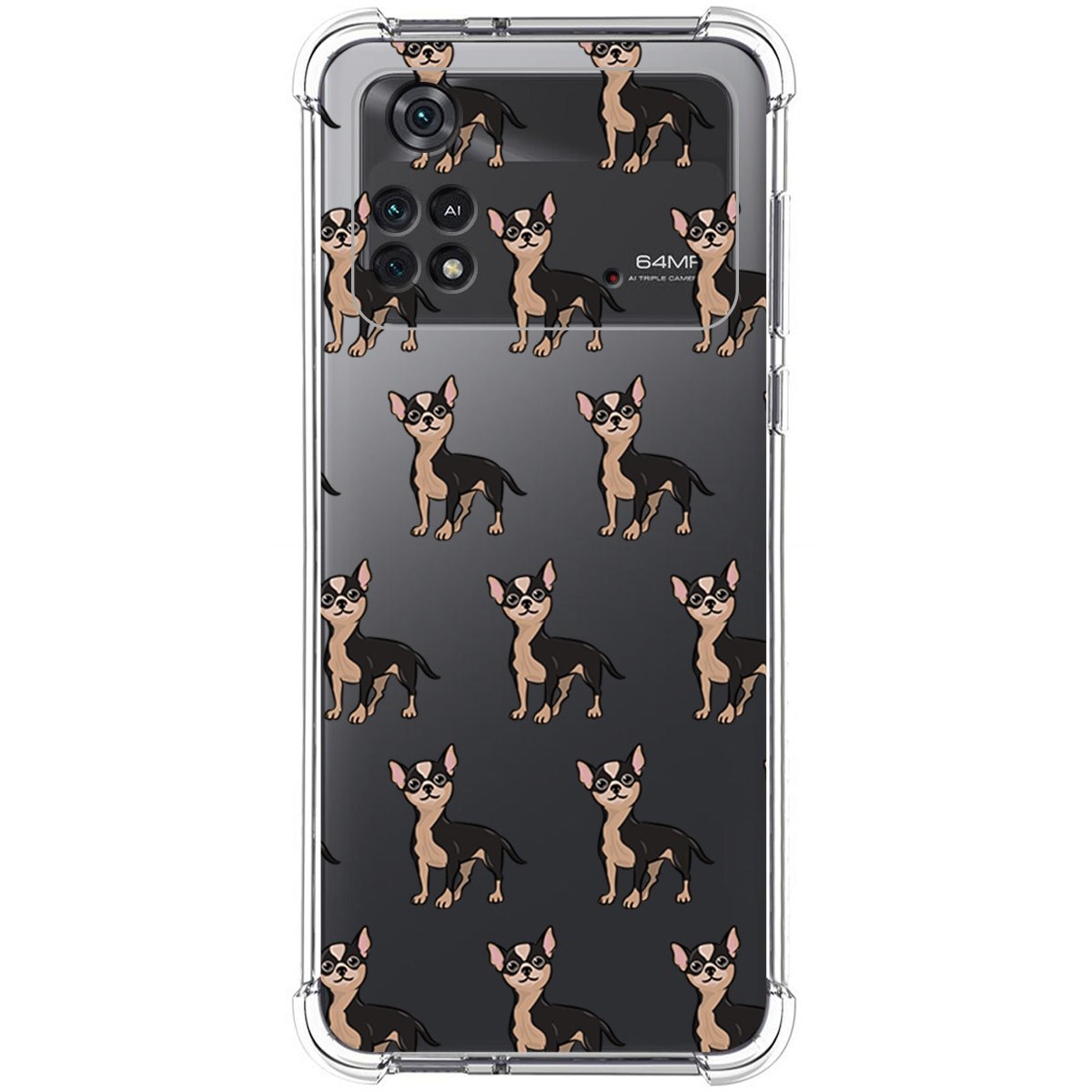 Funda Silicona Antigolpes para Xiaomi POCO M4 Pro 4G diseño Perros 11 Dibujos