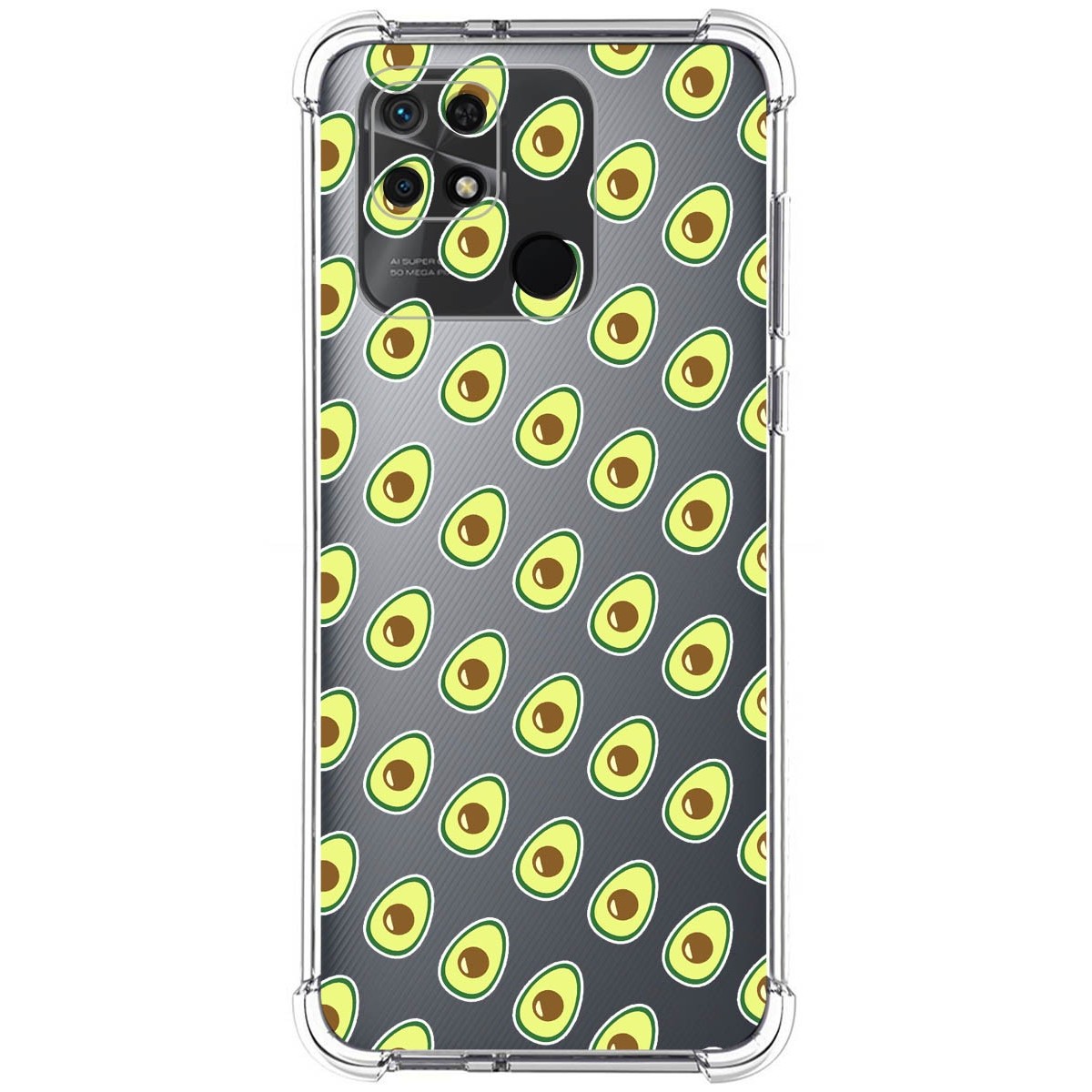 Funda Silicona Antigolpes para Xiaomi Redmi 10C diseño Aguacate Dibujos