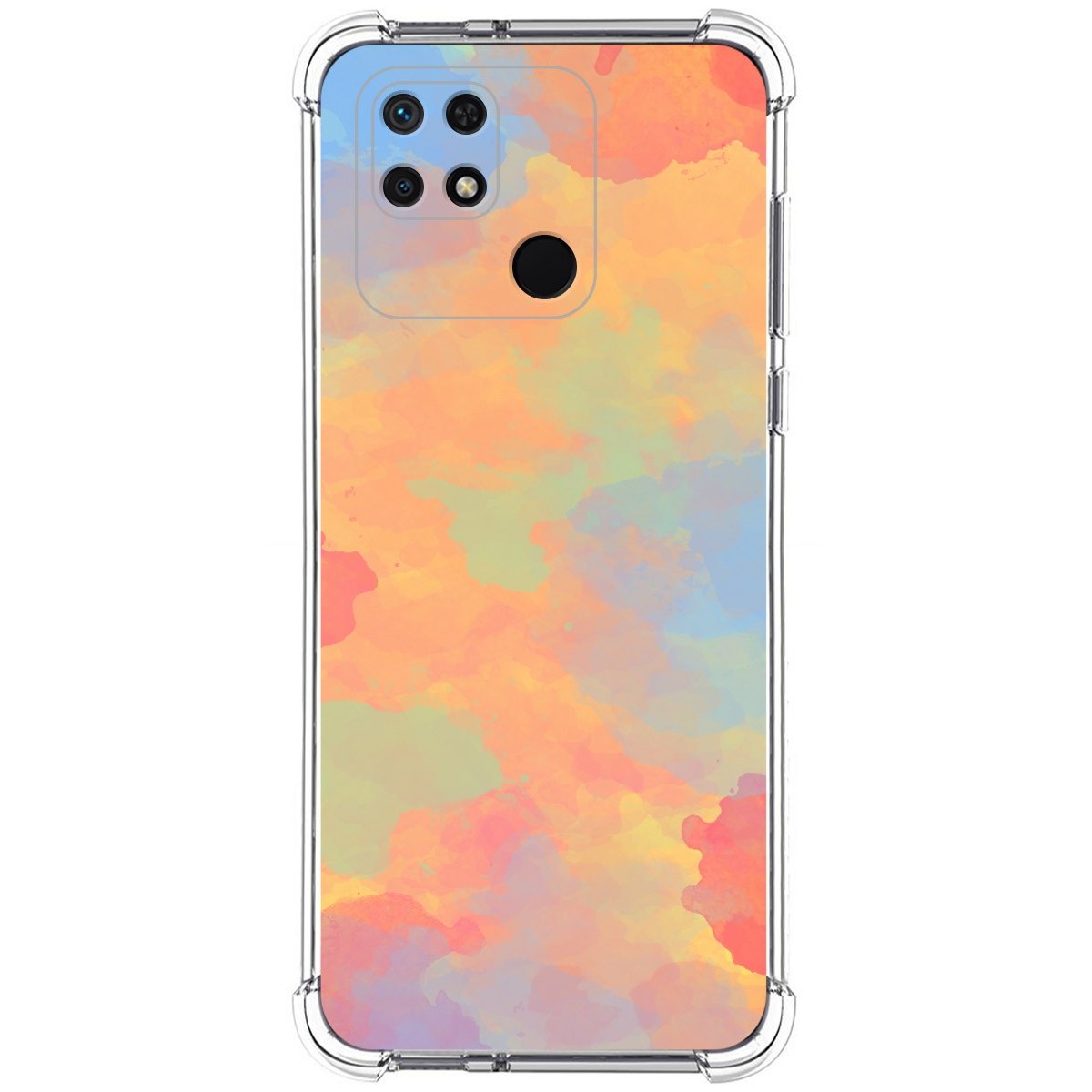 Funda Silicona Antigolpes para Xiaomi Redmi 10C diseño Acuarela 08 Dibujos