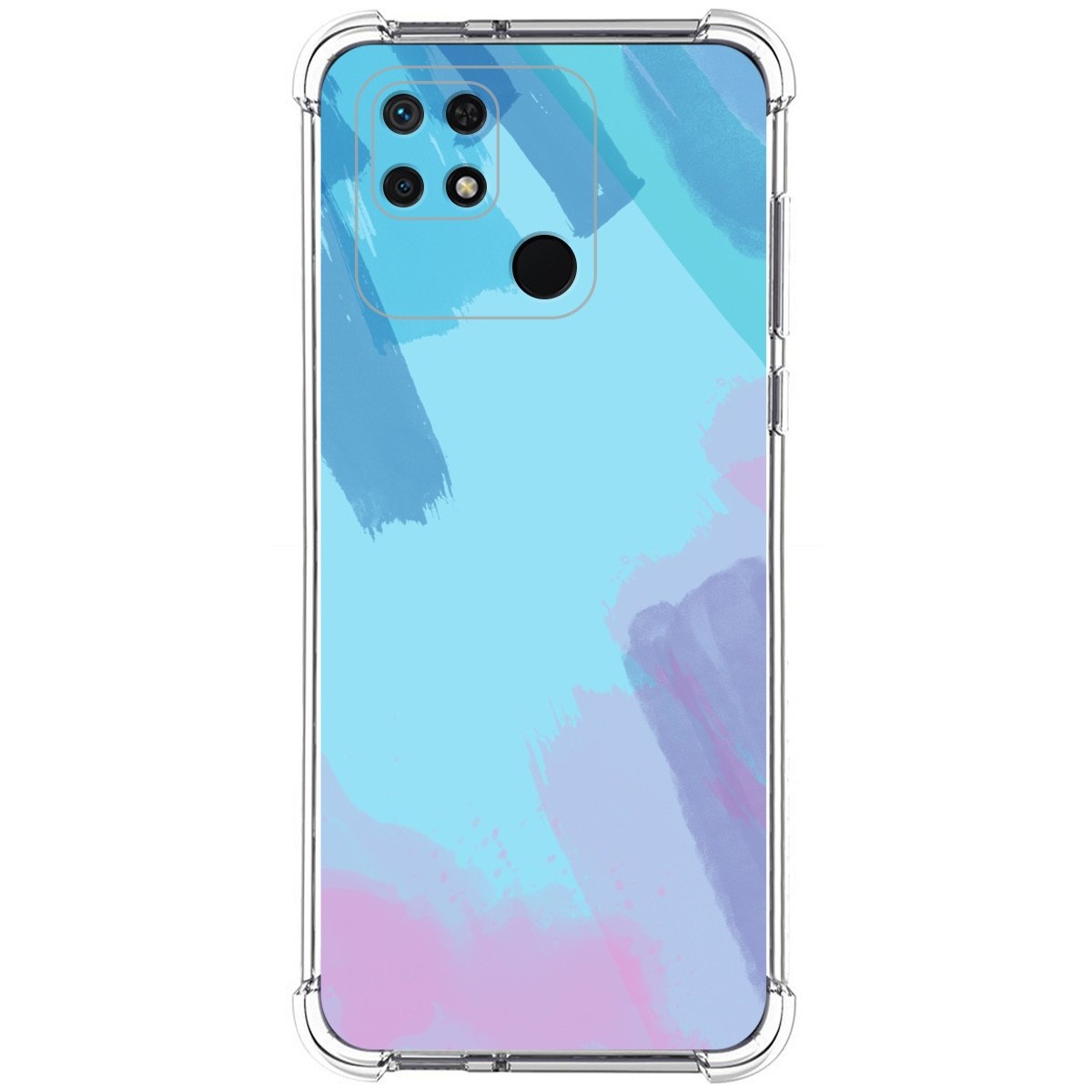Funda Silicona Antigolpes para Xiaomi Redmi 10C diseño Acuarela 10 Dibujos