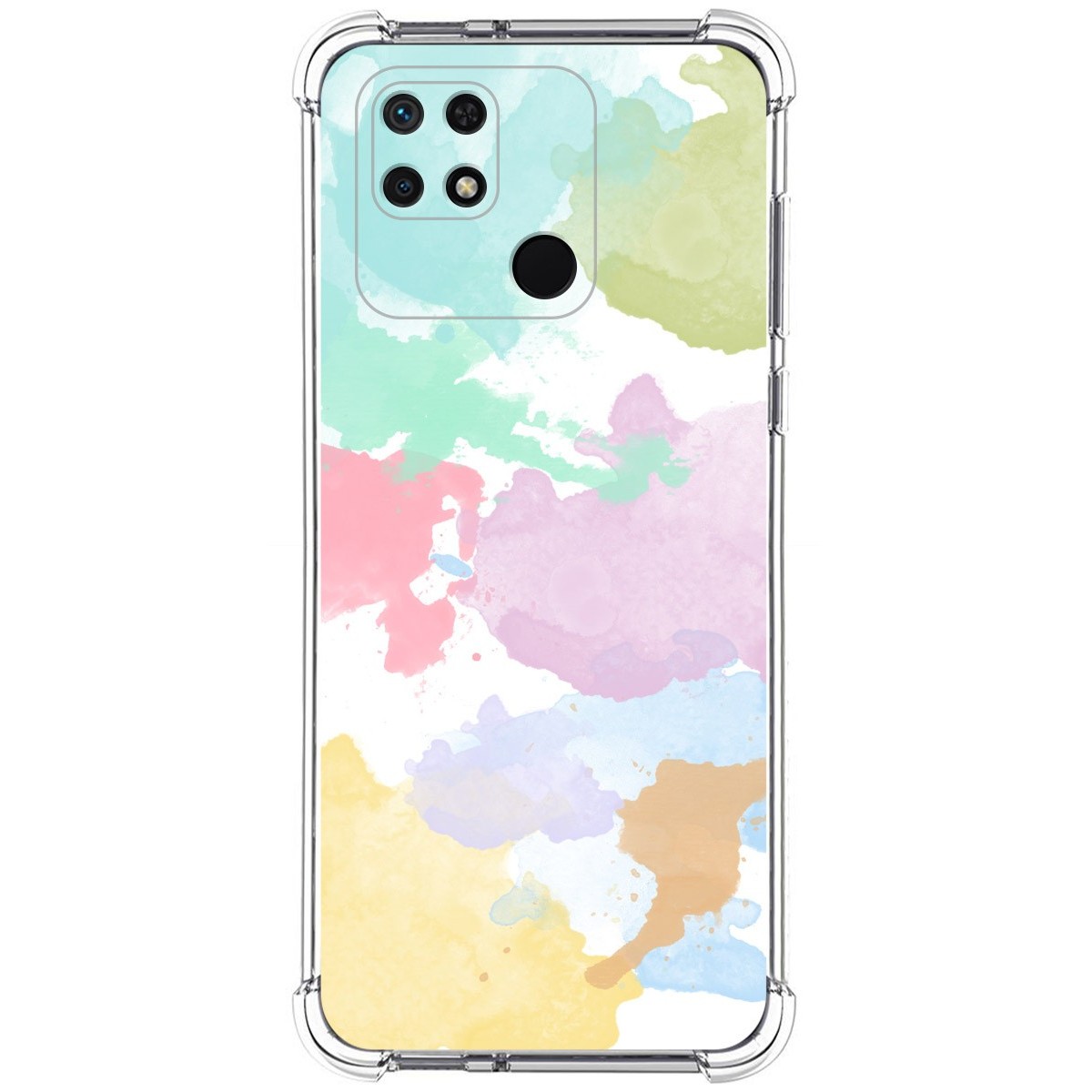 Funda Silicona Antigolpes para Xiaomi Redmi 10C diseño Acuarela 11 Dibujos