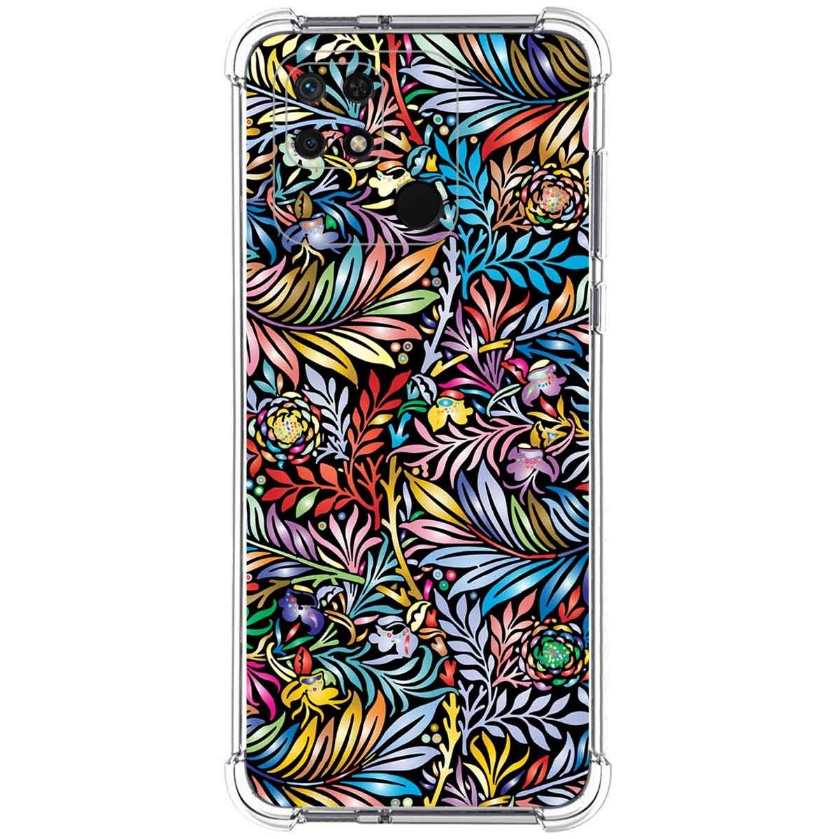 Funda Silicona Antigolpes para Xiaomi Redmi 10C diseño Flores 04 Dibujos