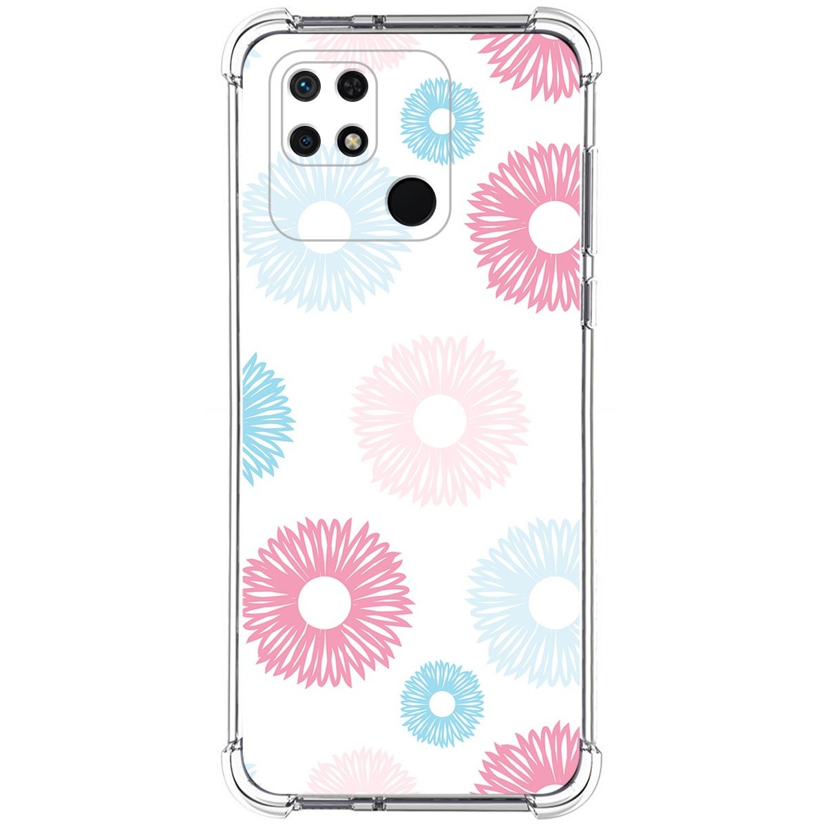 Funda Silicona Antigolpes para Xiaomi Redmi 10C diseño Flores 06 Dibujos