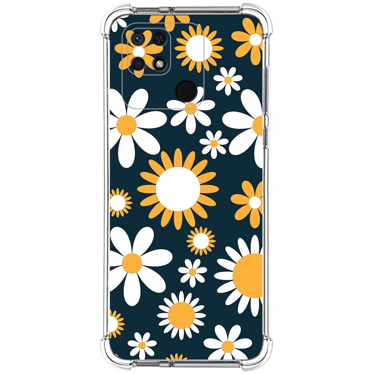 Funda Silicona Antigolpes para Xiaomi Redmi 10C diseño Flores 08 Dibujos