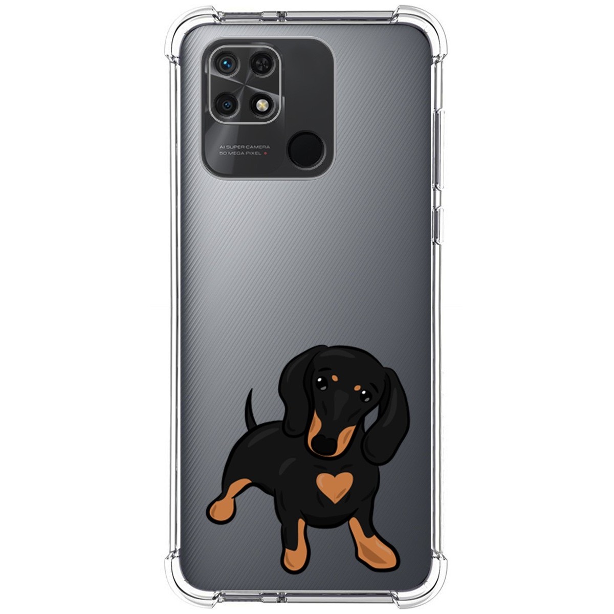 Funda Silicona Antigolpes para Xiaomi Redmi 10C diseño Perros 04 Dibujos