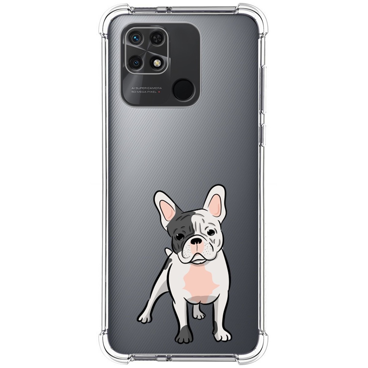 Funda Silicona Antigolpes para Xiaomi Redmi 10C diseño Perros 06 Dibujos