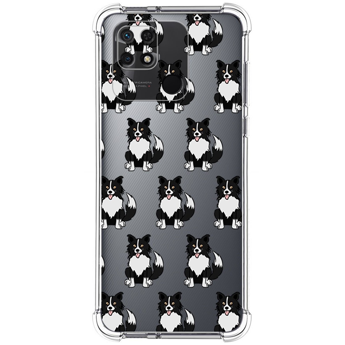 Funda Silicona Antigolpes para Xiaomi Redmi 10C diseño Perros 07 Dibujos