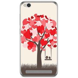 Funda Gel Tpu para Xiaomi Redmi 5A Diseño Pajaritos Dibujos