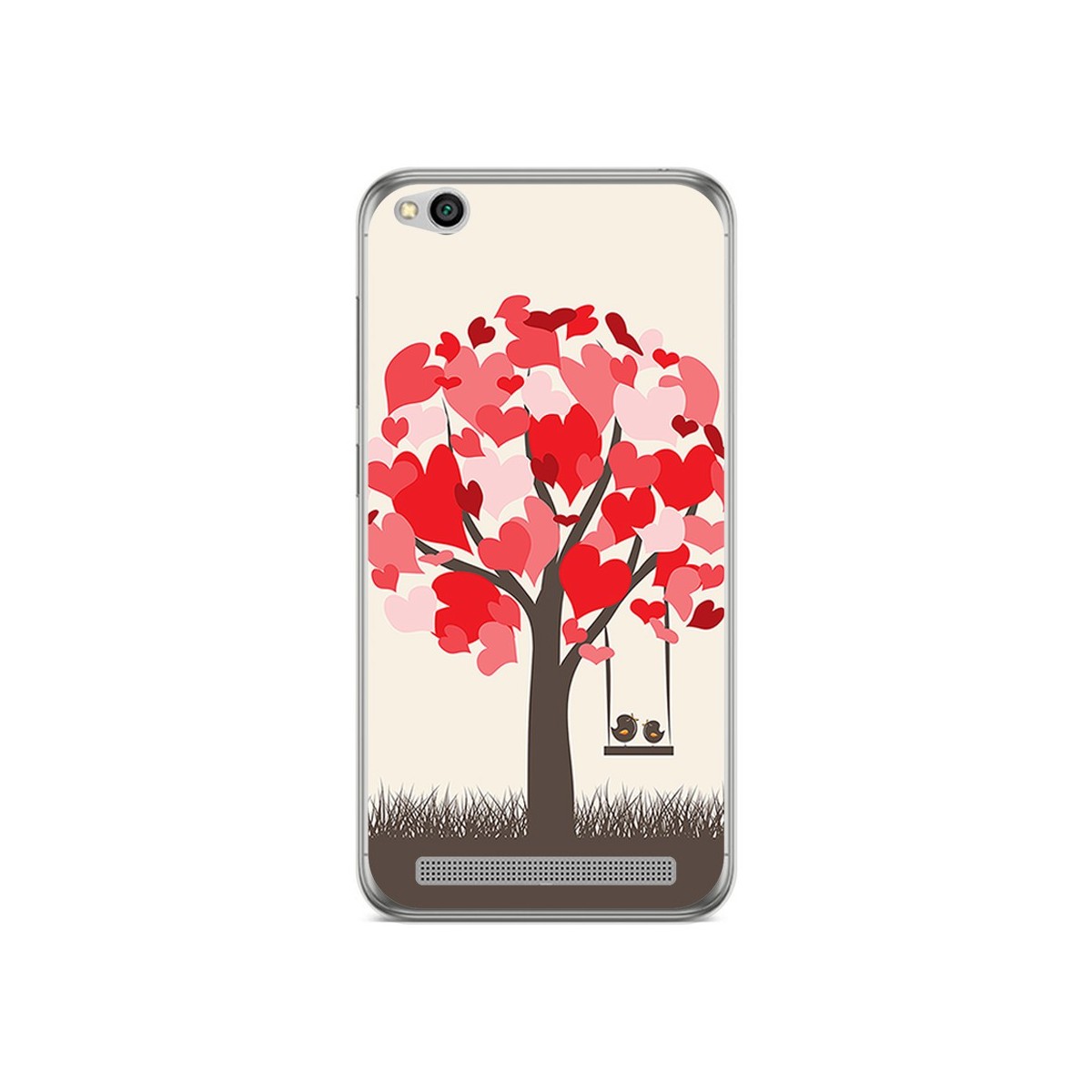 Funda Gel Tpu para Xiaomi Redmi 5A Diseño Pajaritos Dibujos